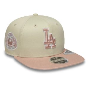 LA Dodgers MLB World Series Patch Light Beige 9FIFTY Snapback Adjustable Cap-kentox