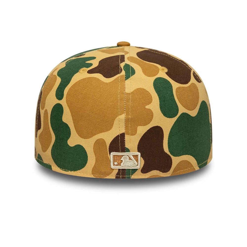 New York Yankees MLB Camo Beige 59FIFTY Fitted Cap-kentox - Image 4