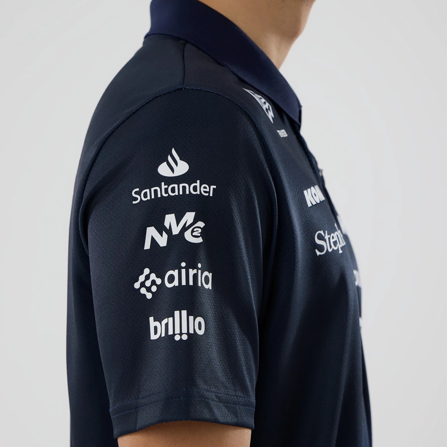 Williams Navy Tech Polo T-shirt-kentox - Image 4