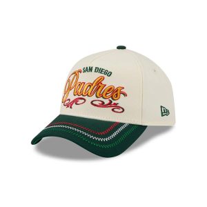 San Diego Padres MLB Cinco De Mayo Cream 9FORTY A-Frame Adjustable Cap-kentox