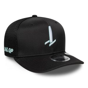 Sail GP Catamaran Black 9SEVENTY Stretch Snap Adjustable Cap-kentox