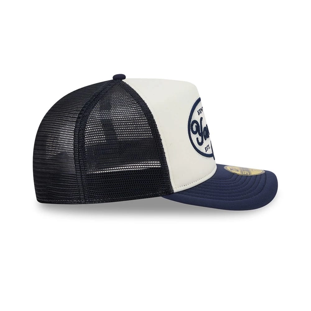 New York Yankees MLB 59FIFTY Day Navy 59FIFTY A-Frame Fitted Cap-kentox - Image 6