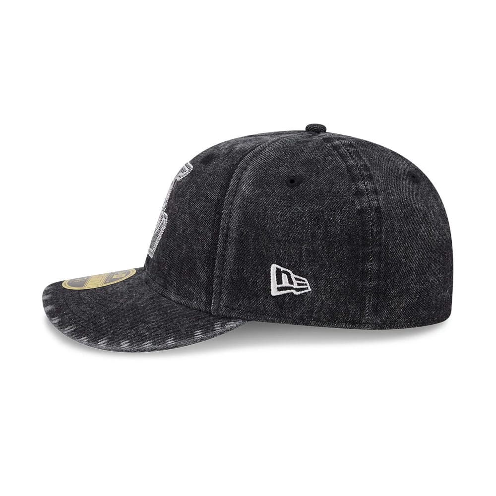 LA Lakers NBA 59FIFTY Day Black Low Profile 59FIFTY Fitted Cap-kentox - Image 5