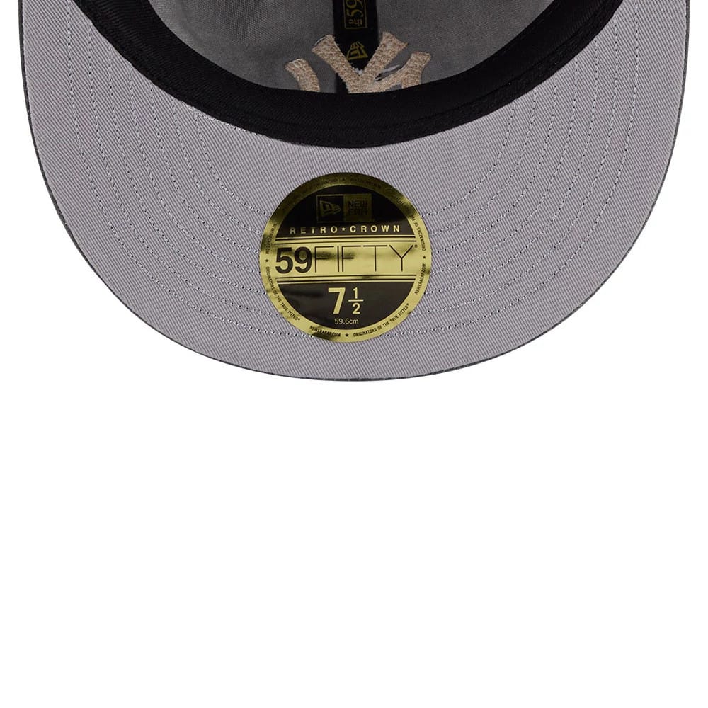New York Yankees MLB 59FIFTY Day Black Retro Crown 59FIFTY Fitted Cap-kentox - Image 2
