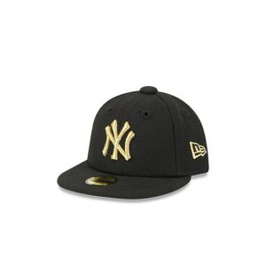 New York Yankees MLB 59FIFTY Day Black Mini 59FIFTY Fitted Cap-kentox