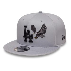 LA Dodgers MLB Outdoor Icon Grey 9FIFTY Snapback Adjustable Cap-kentox