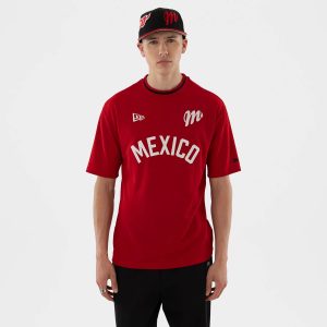 Mexico Diablos LMB Red Oversized T-Shirt-kentox