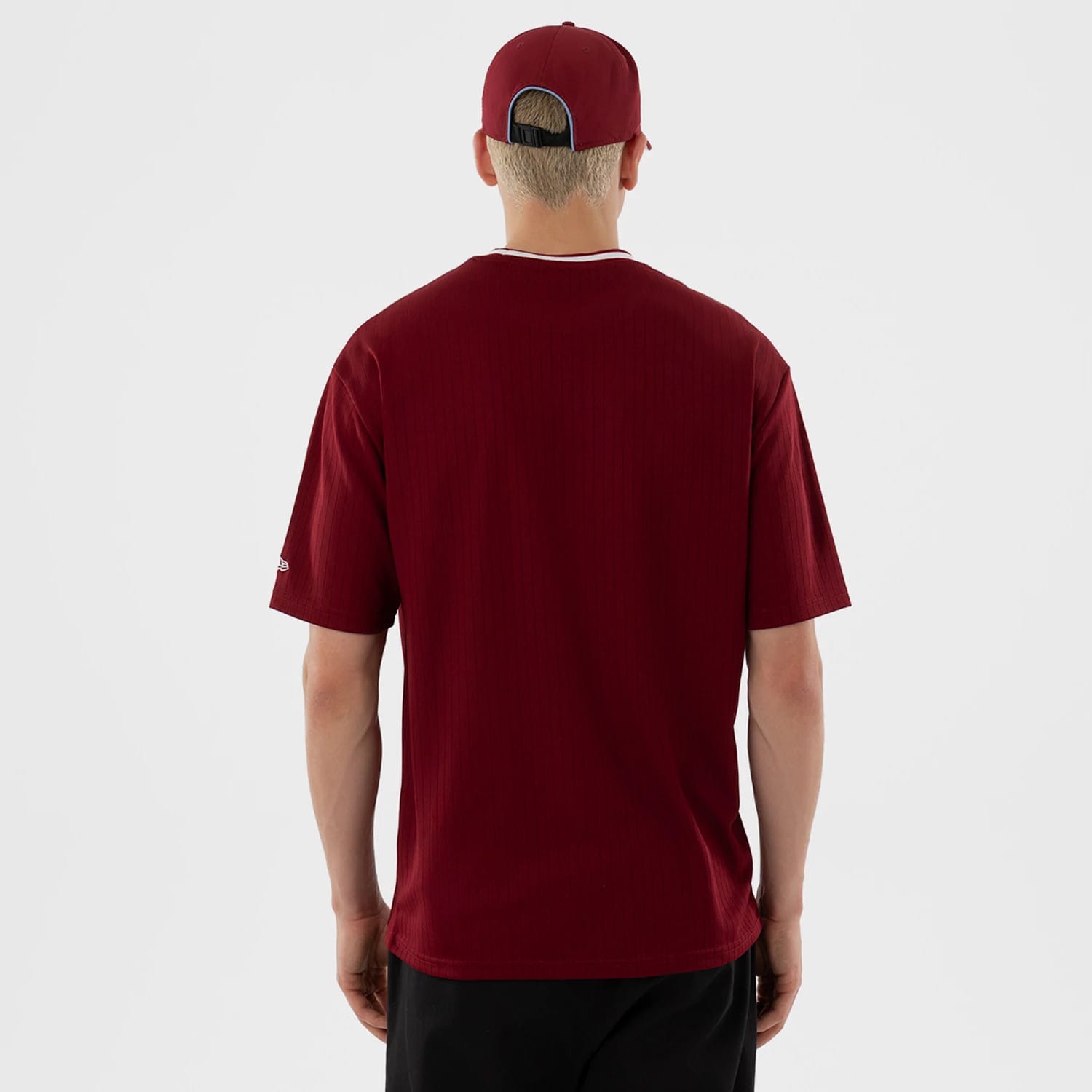 Philadelphia Phillies MLB Dark Red Oversized T-Shirt-kentox - Image 2
