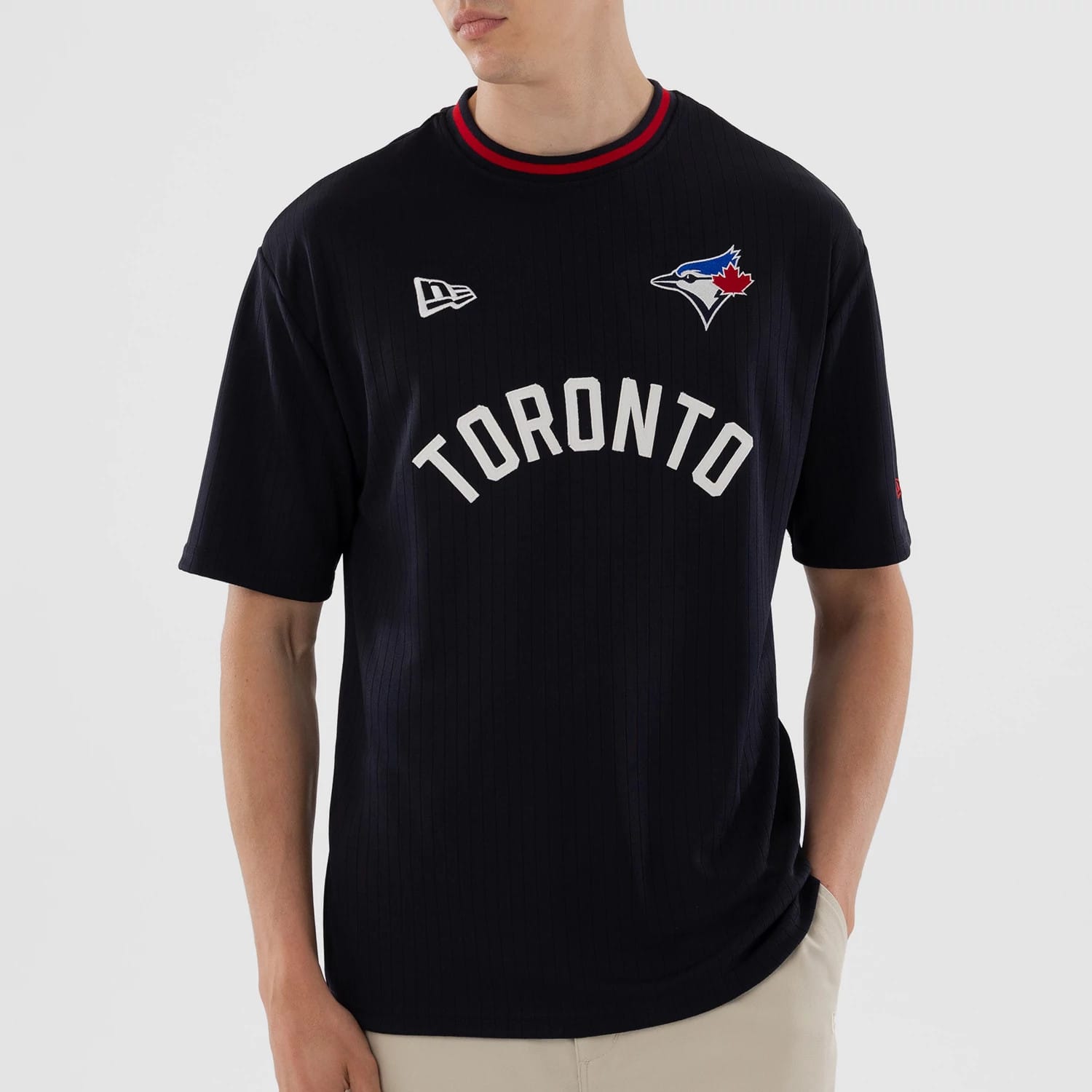 Toronto Blue Jays MLB Navy Oversized T-Shirt-kentox - Image 4