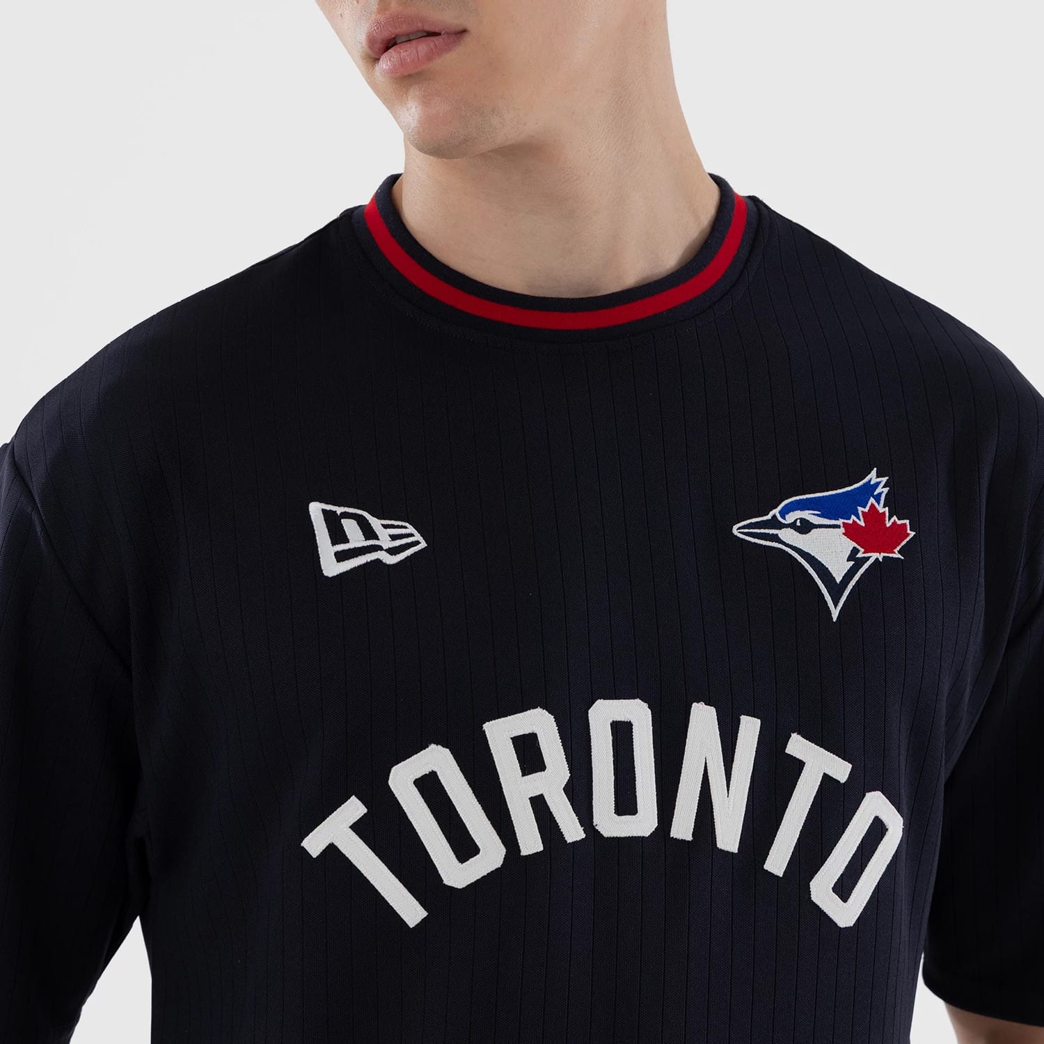 Toronto Blue Jays MLB Navy Oversized T-Shirt-kentox - Image 3