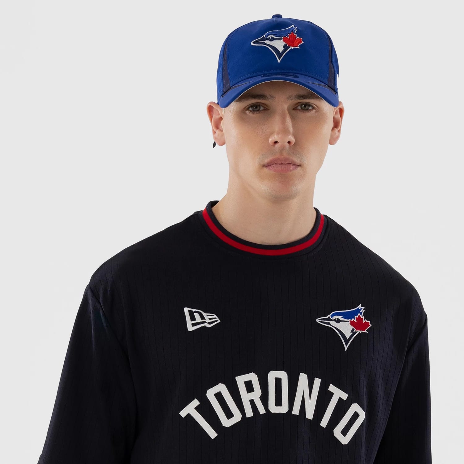 Toronto Blue Jays MLB Navy Oversized T-Shirt-kentox - Image 5