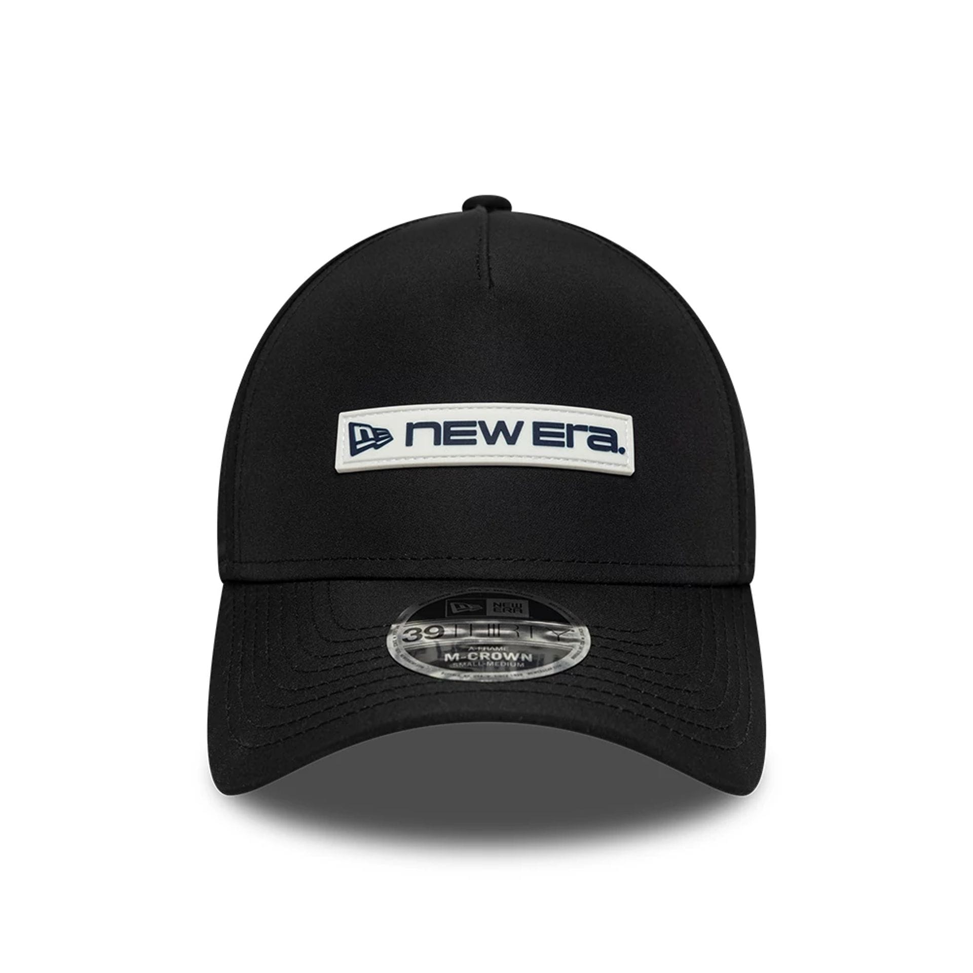 New Era Rubber Patch Black 39THIRTY M-Crown A-Frame Stretch Fit Cap-kentox - Image 3