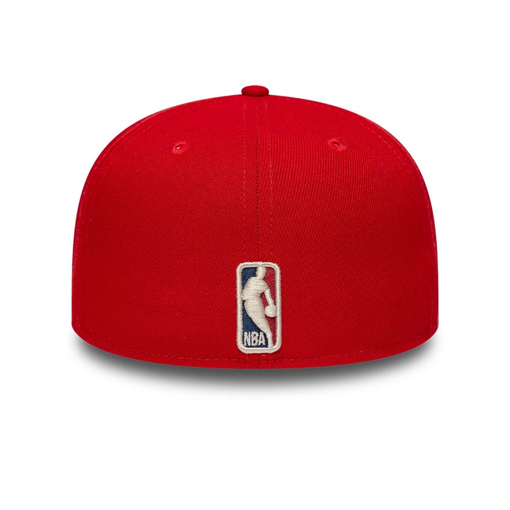 Philadelphia 76ers NBA Hardwood Classic Red 59FIFTY Fitted Cap-kentox - Image 5