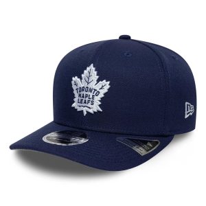 Toronto Maple Leafs NHL Team Navy 9SEVENTY Stretch Snap Adjustable Cap-kentox