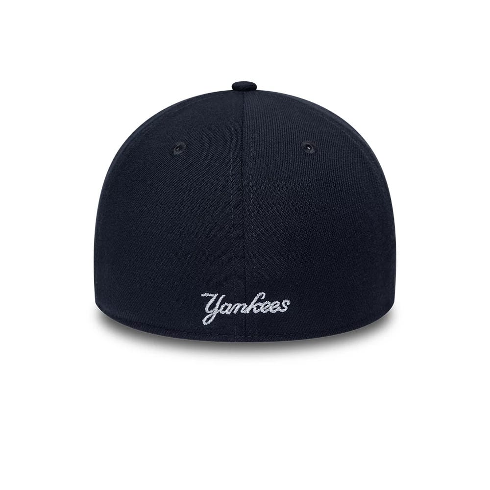 New York Yankees MLB Classic Navy 39THIRTY Stretch Fit Cap-kentox - Image 4