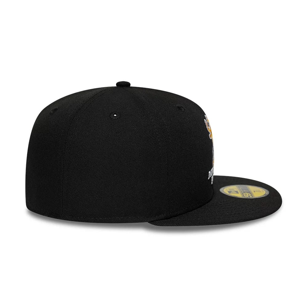 Milwaukee Bucks NBA Hardwood Classic Black 59FIFTY Fitted Cap-kentox - Image 7