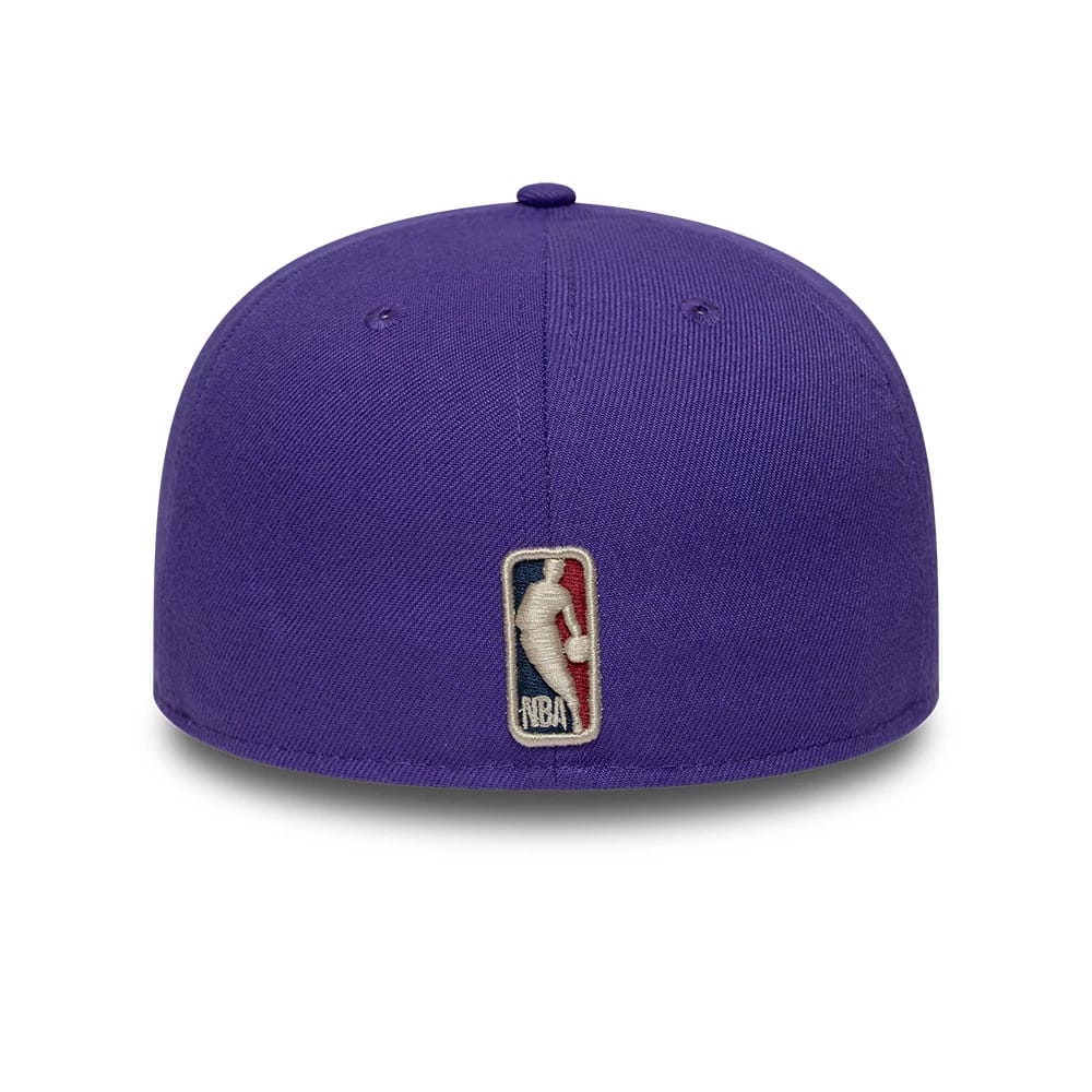 LA Lakers NBA Hardwood Classic Purple 59FIFTY Fitted Cap-kentox - Image 5