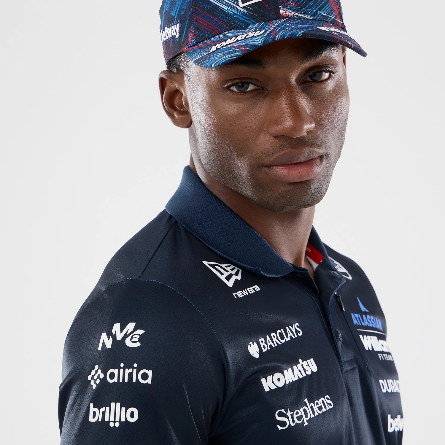 Williams GB Race Special Navy Tech Polo T-Shirt-kentox - Image 4