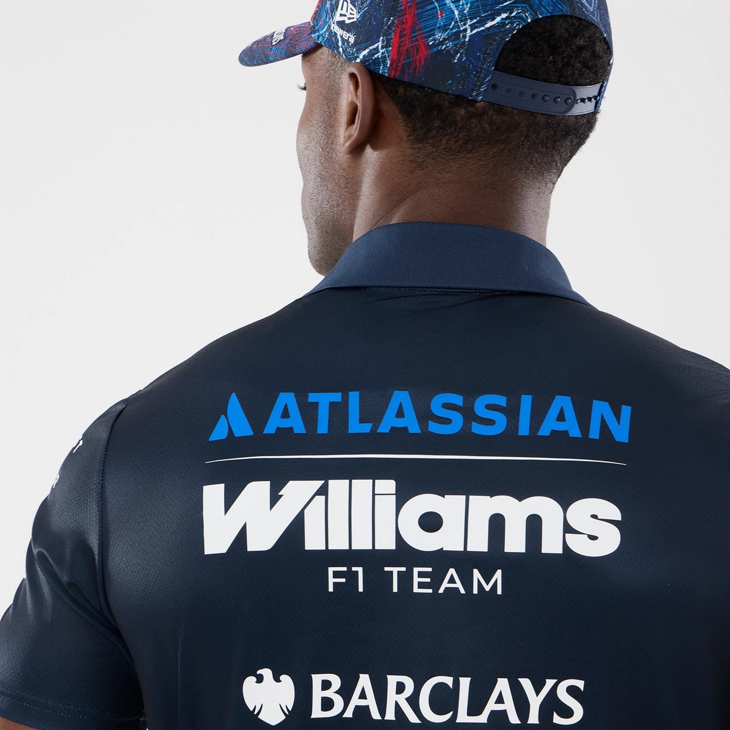 Williams GB Race Special Navy Tech Polo T-Shirt-kentox - Image 5