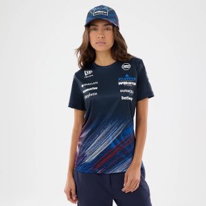 Womens Williams GB Race Special Tech Navy T-Shirt-kentox