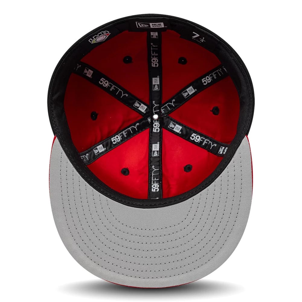 Mexico Diablos LMB Multi Logo Satin Lined Black 59FIFTY Fitted Cap-kentox - Image 2