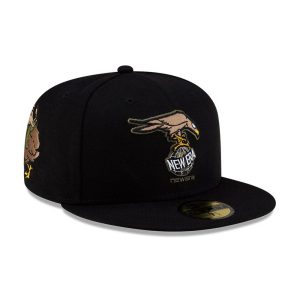 Roji Soccer Black 59FIFTY Fitted Cap-kentox