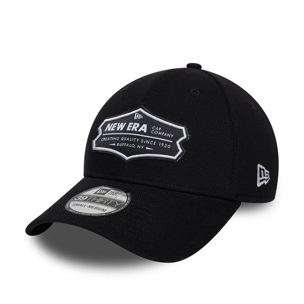 New Era Jersey Black 39THIRTY Stretch Fit Cap-kentox