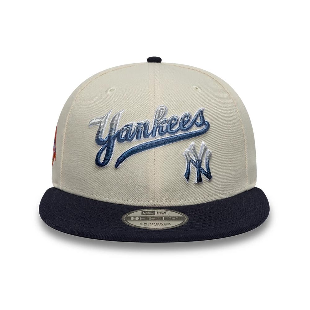 Yankees MLB Ombre Script Light Beige 9FIFTY Snapback Adjustable Cap-kentox - Image 2