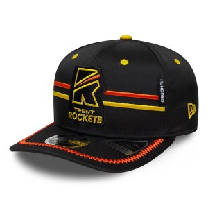 Trent Rockets The Hundred 2026 Black 9SEVENTY Stretch Snap Adjustable Cap-kentox