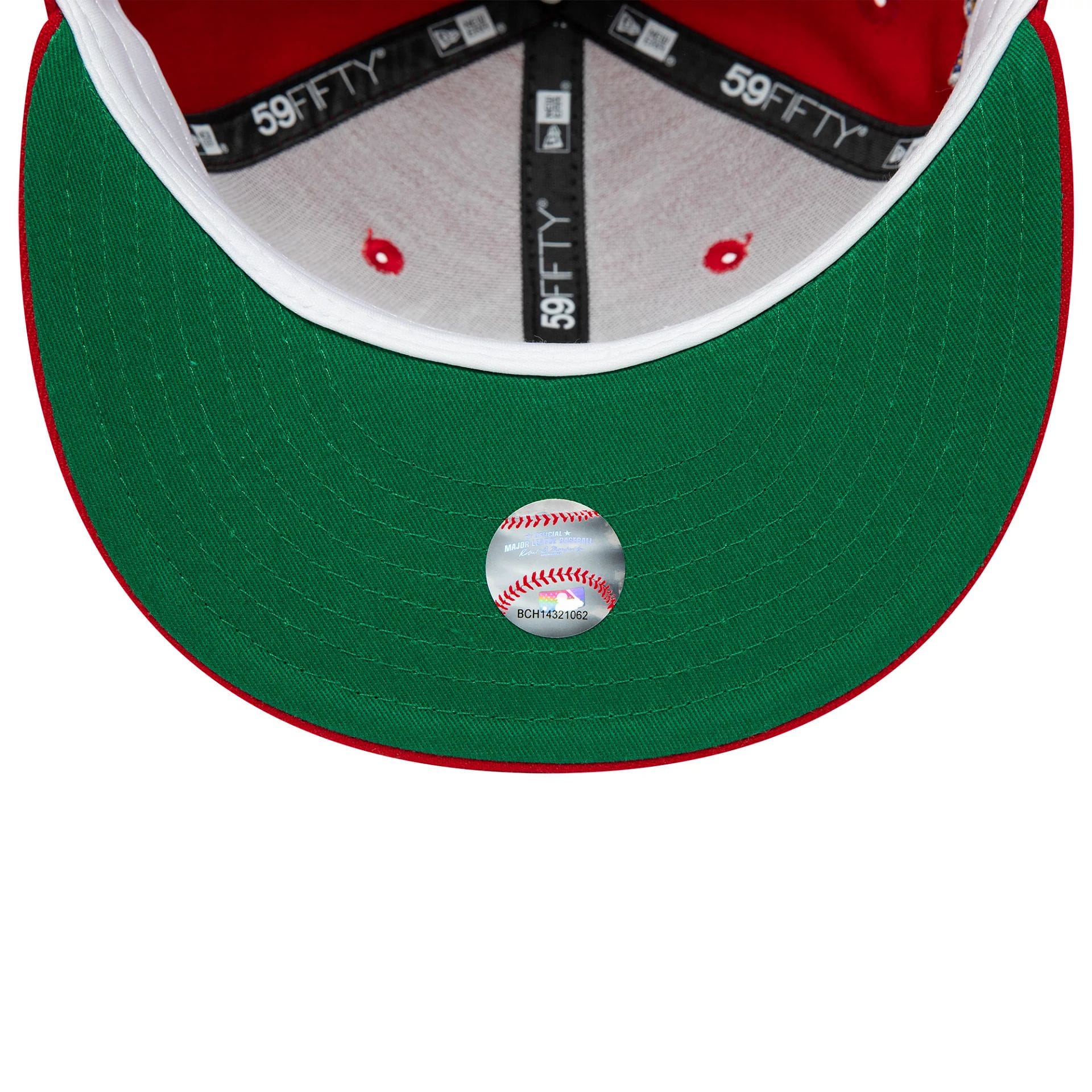 New York Yankees MLB World Series 1996 Red 59FIFTY Fitted Cap-kentox - Image 2