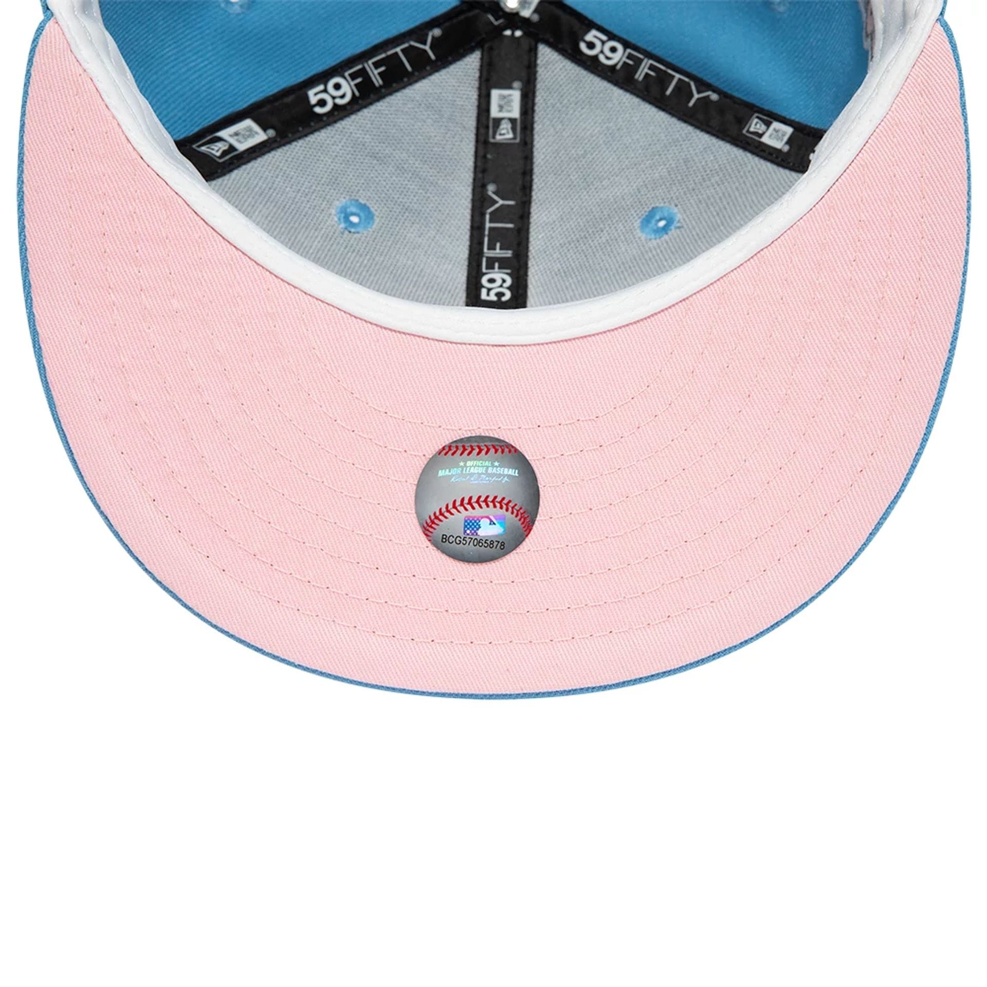 New York Yankees Pastel Blue 59FIFTY Fitted Cap-kentox - Image 2