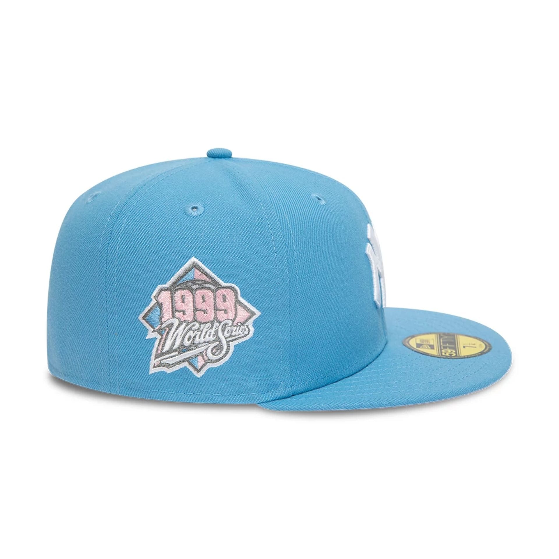 New York Yankees Pastel Blue 59FIFTY Fitted Cap-kentox - Image 3