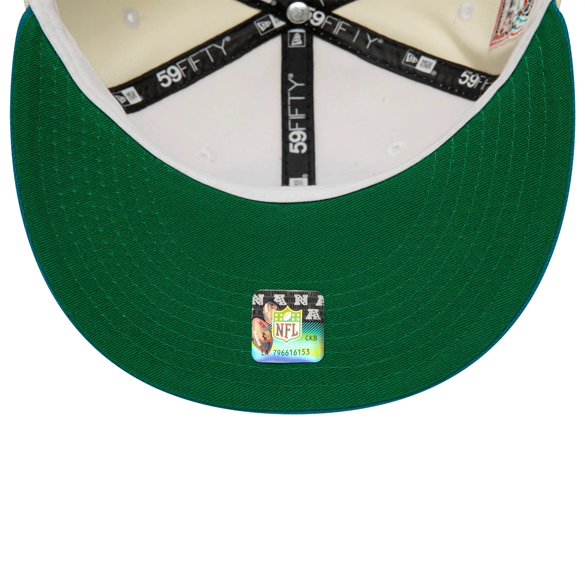 Miami Dolphins City Connect White 59FIFTY Fitted Cap-kentox - Image 2