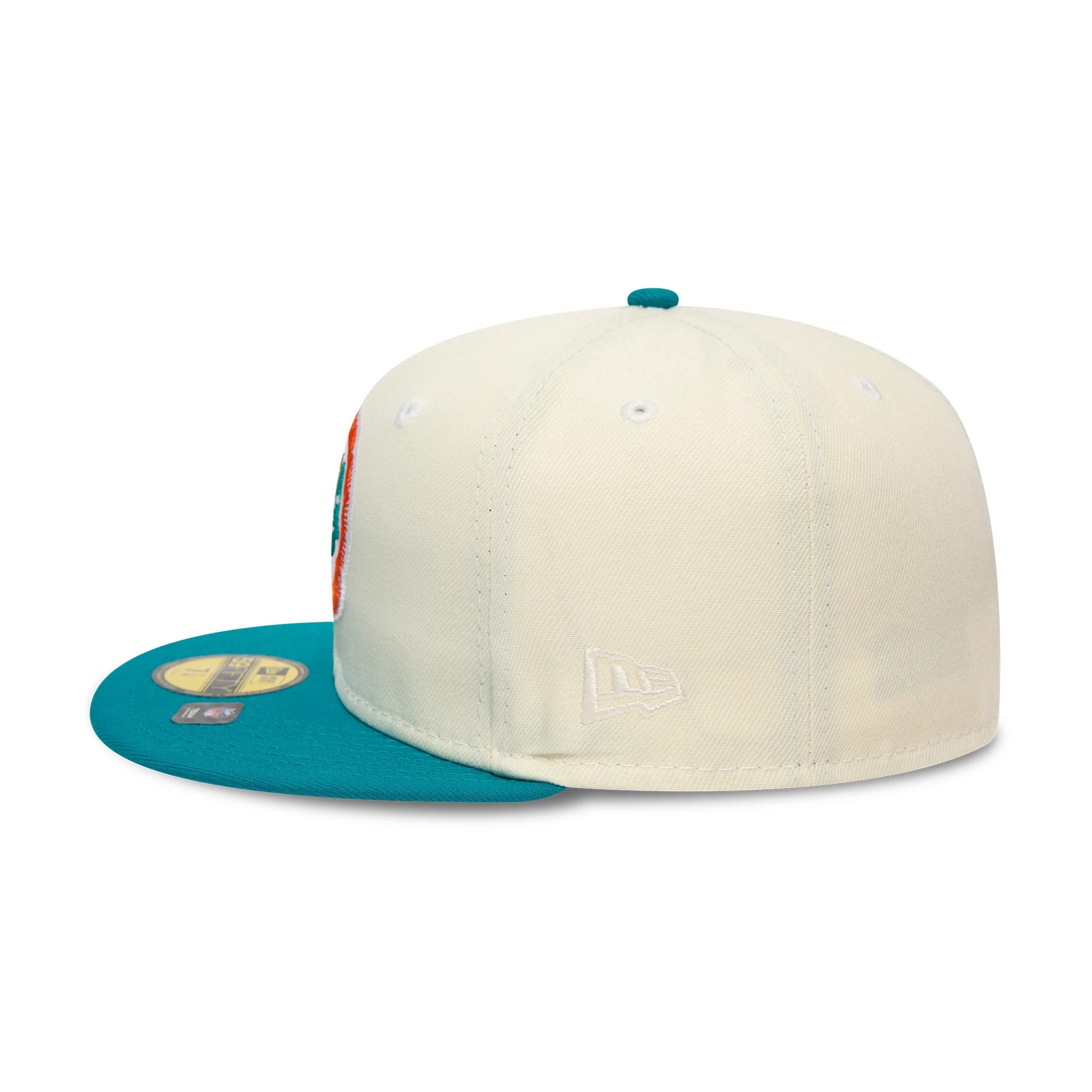 Miami Dolphins City Connect White 59FIFTY Fitted Cap-kentox - Image 6