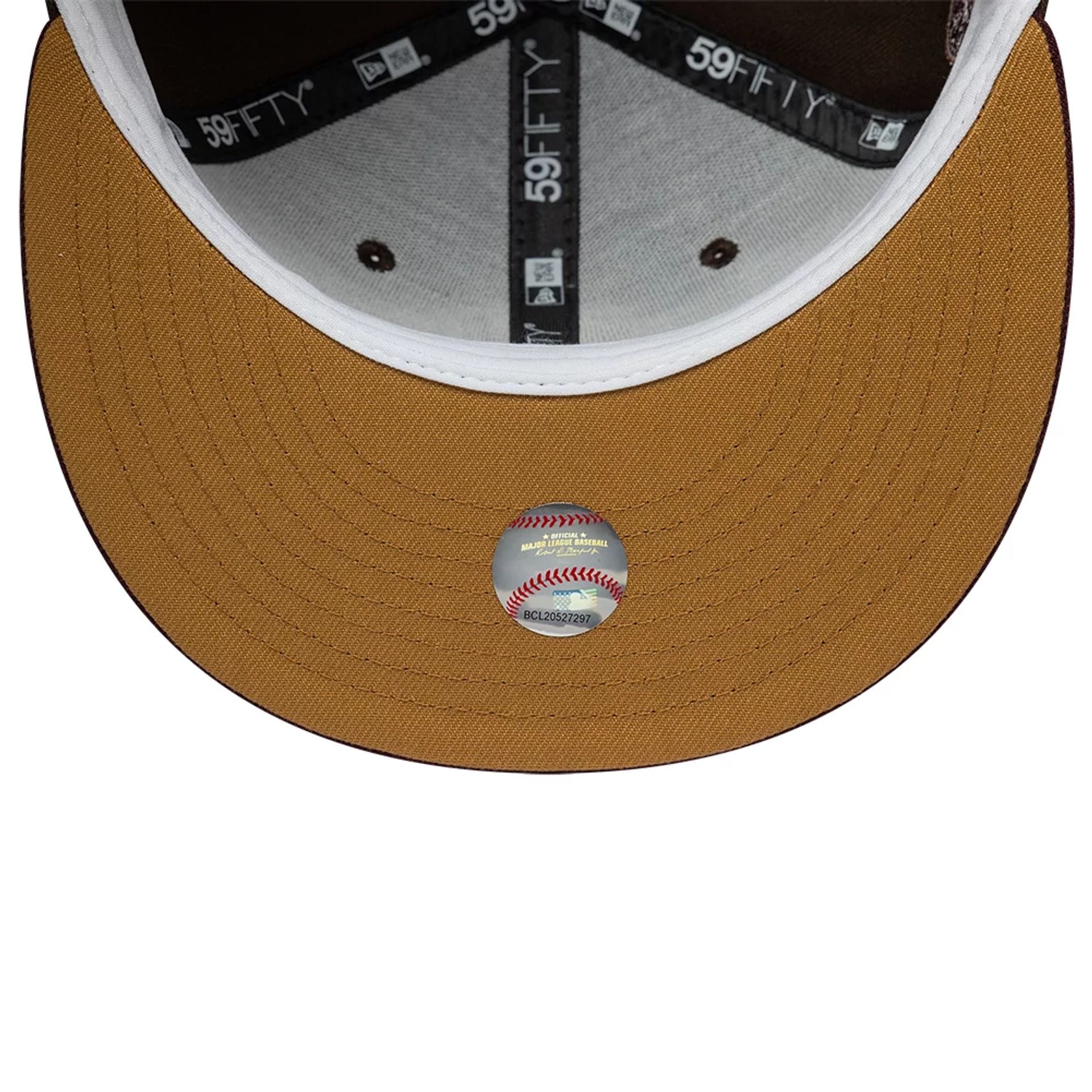 Seattle Mariners MLB Cooperstown Dark Brown 59FIFTY Fitted Cap-kentox - Image 2