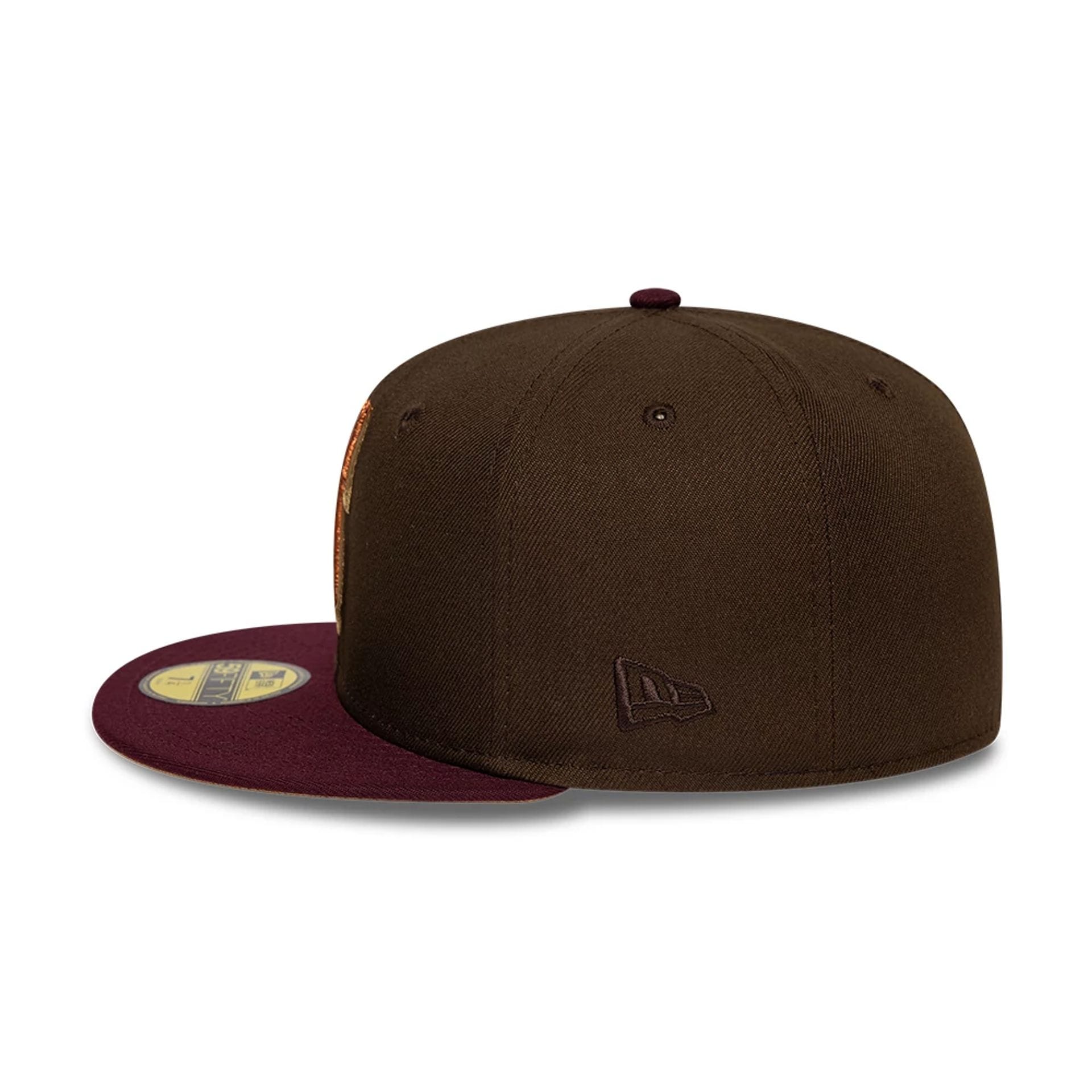 Seattle Mariners MLB Cooperstown Dark Brown 59FIFTY Fitted Cap-kentox - Image 7