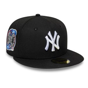New York Yankees MLB Cooperstown Black 59FIFTY Fitted Cap-kentox