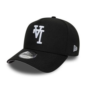 LA Dodgers MLB Upsidedown Black 9FORTY A-Frame Adjustable Cap-kentox