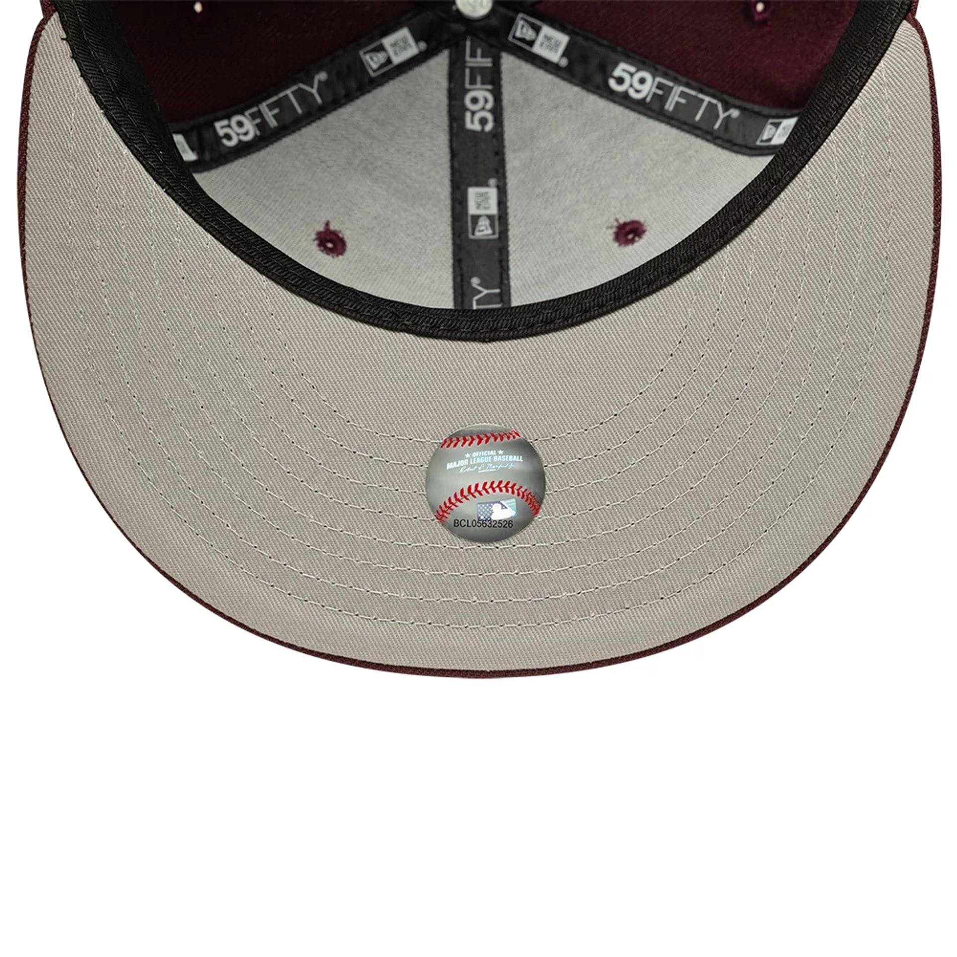 New York Yankees MLB Dark Purple 59FIFTY Fitted Cap-kentox - Image 2