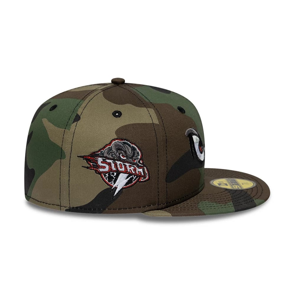 Lake Elsinore Storm MiLB Pinwheel Green 59FIFTY Fitted Cap-kentox - Image 5