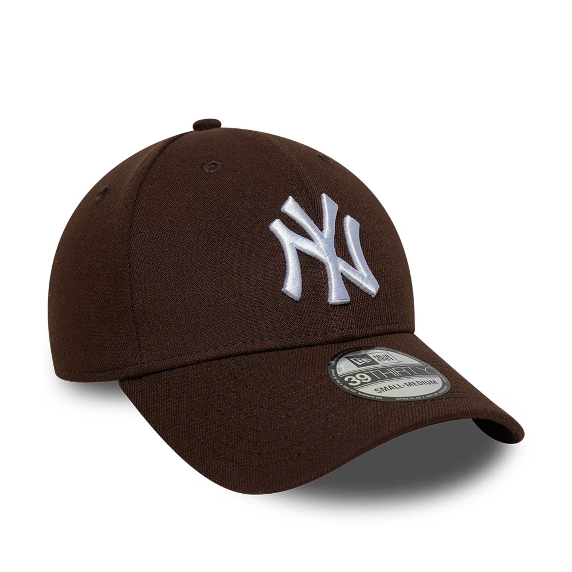New York Yankees MLB Dark Brown 39THIRTY Stretch Fit Cap-kentox - Image 3
