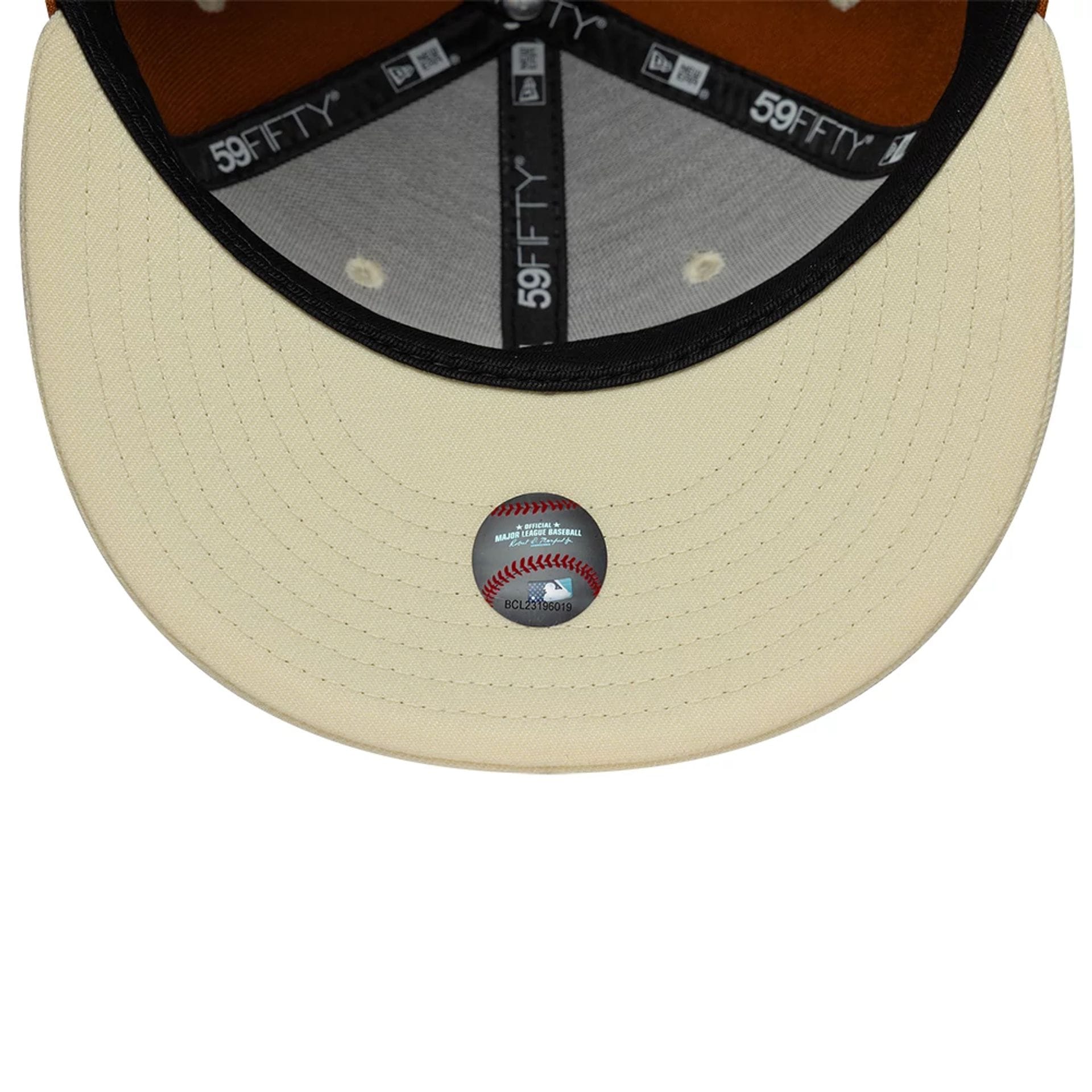 New York Yankees MLB Contrast Brown 59FIFTY Fitted Cap-kentox - Image 7
