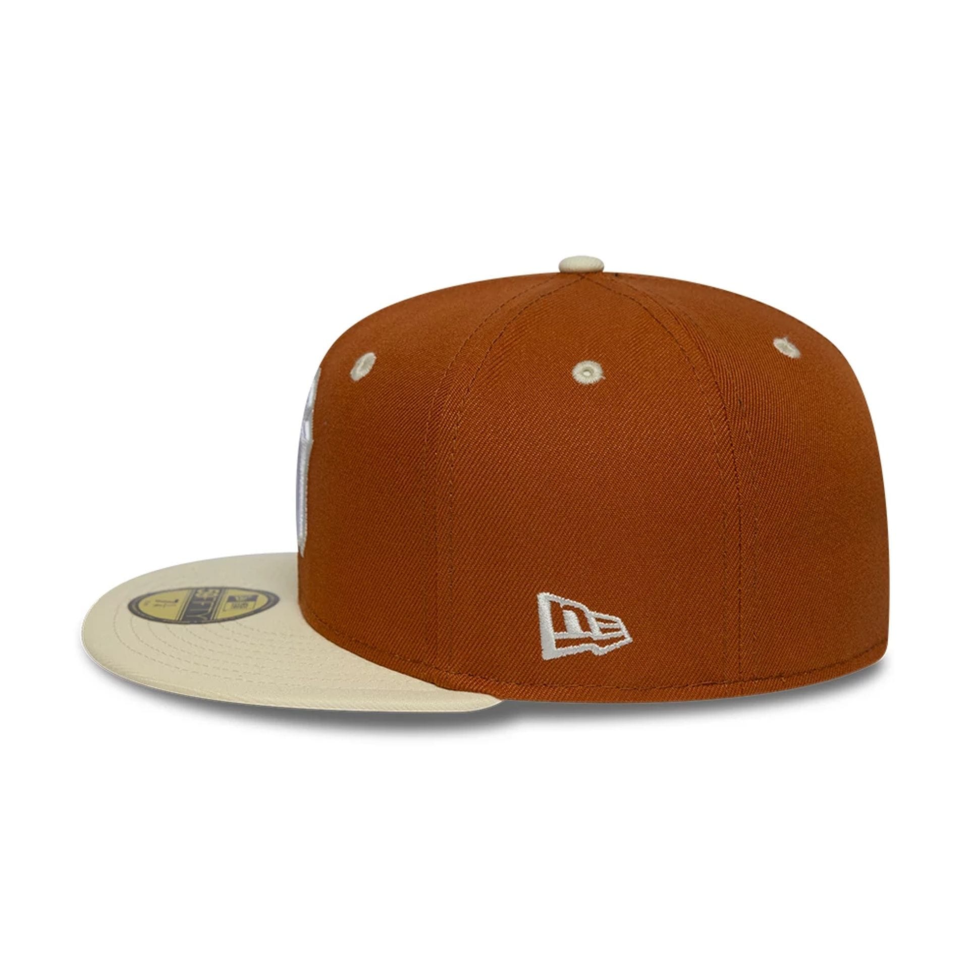 New York Yankees MLB Contrast Brown 59FIFTY Fitted Cap-kentox - Image 5