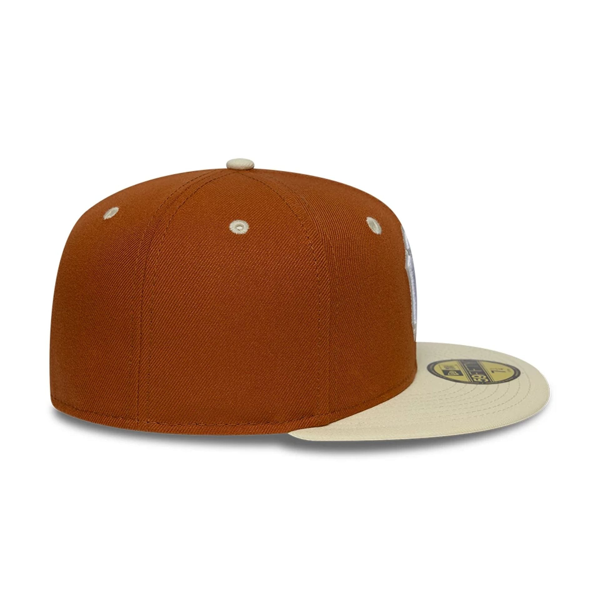 New York Yankees MLB Contrast Brown 59FIFTY Fitted Cap-kentox - Image 6
